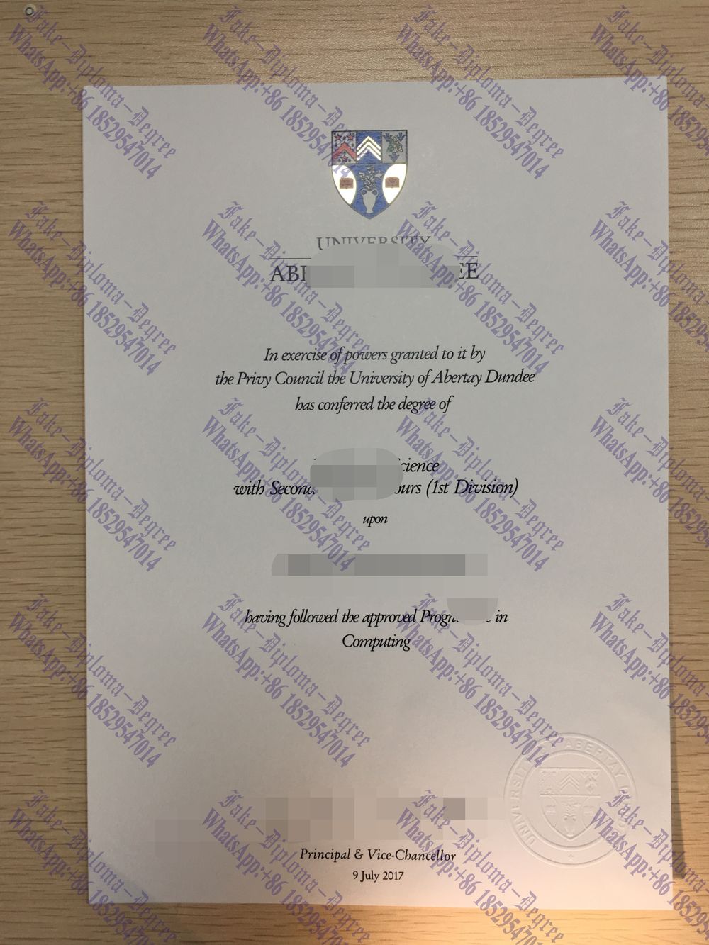 Best Fake Abertay University Degree