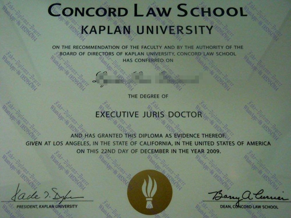Best Fake Concord Law School Diploma