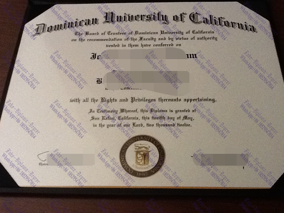 Best Fake Dominican University of California Diploma