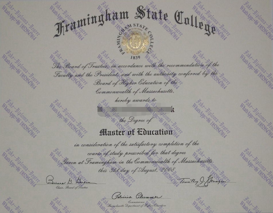 Best Fake Framingham State College Diploma