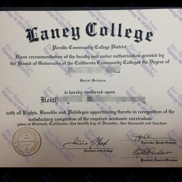 Best Fake Laney College Diploma