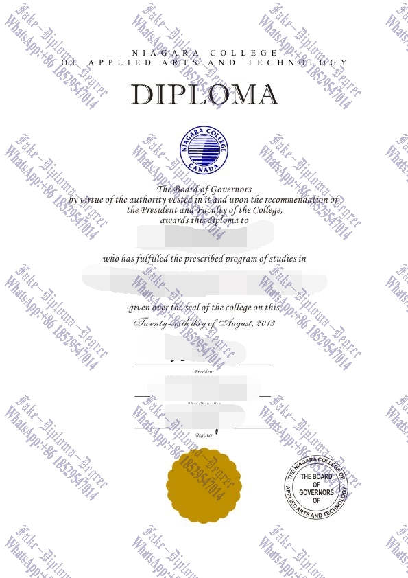 Best Fake Niagara College Canada Welland Campus Diploma