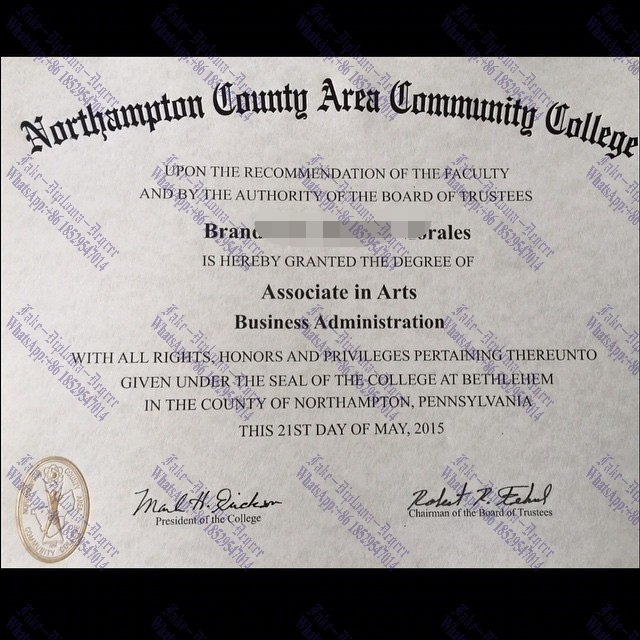 Best Fake Northampton County Area Community College Degree