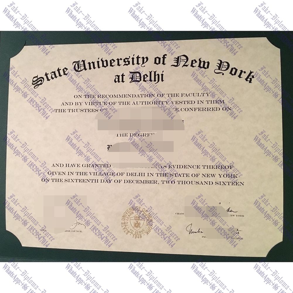 Best Fake SUNY Delhi Degree