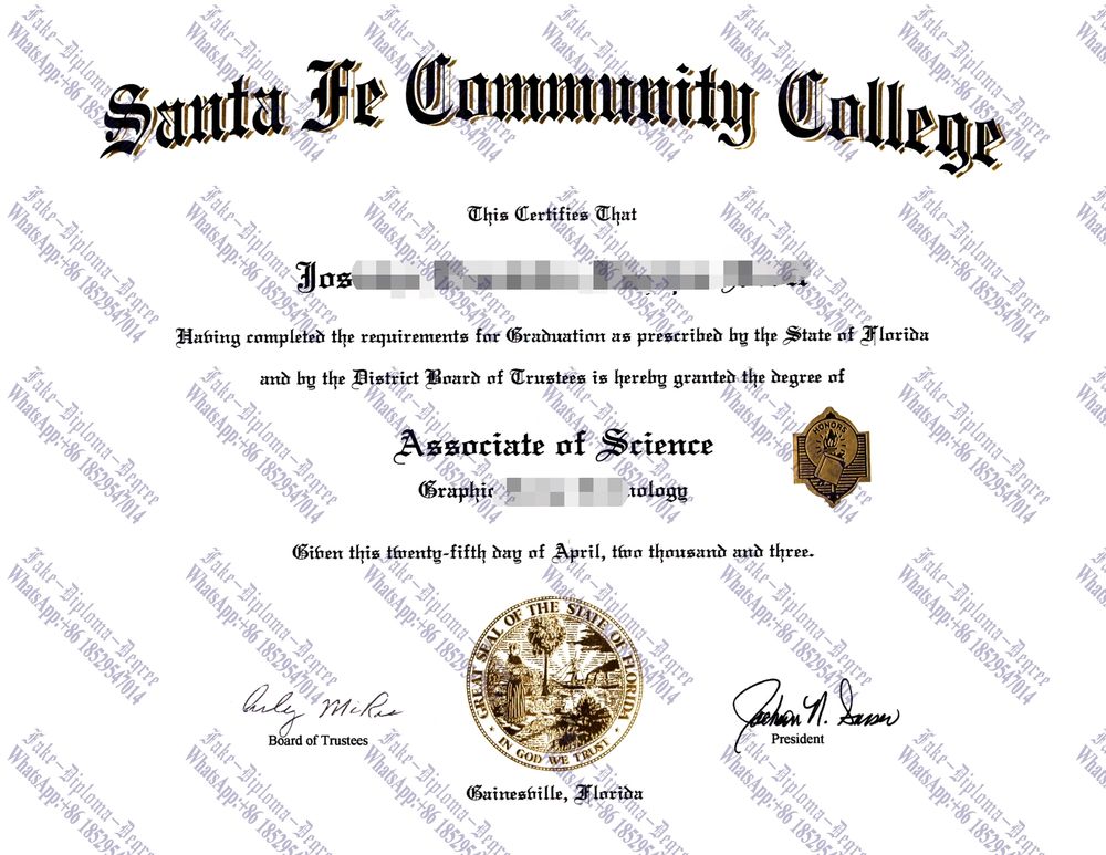 Best Fake Santa Fe Community College Diploma