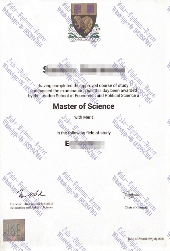 Best Fake The London School of Economics and Political Science Degree