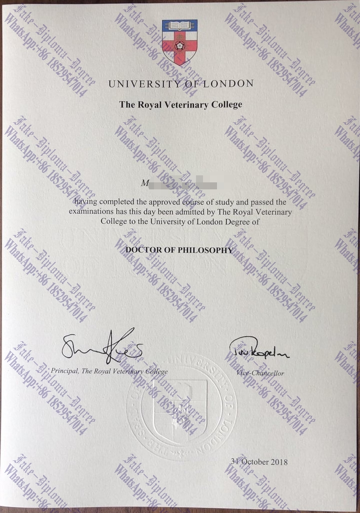 Best Fake The Royal Veterinary College Degree