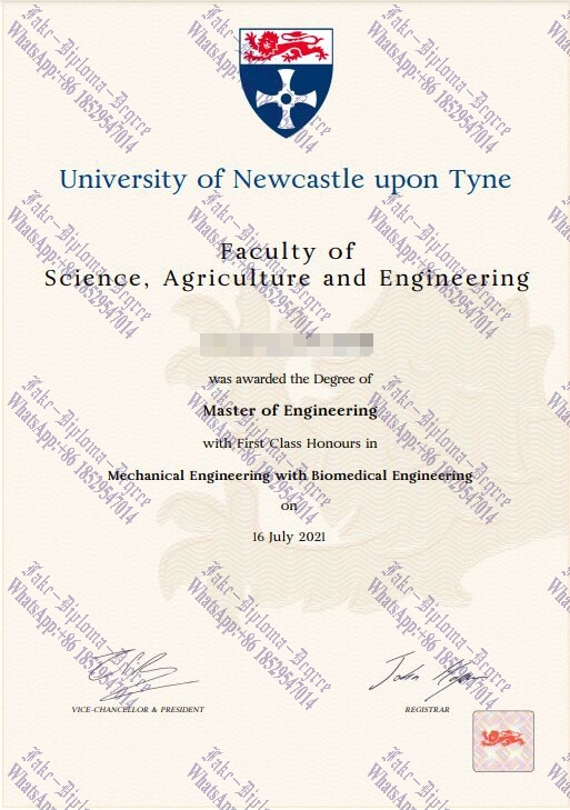Best Fake University of Newcastle upon Tyne Diploma