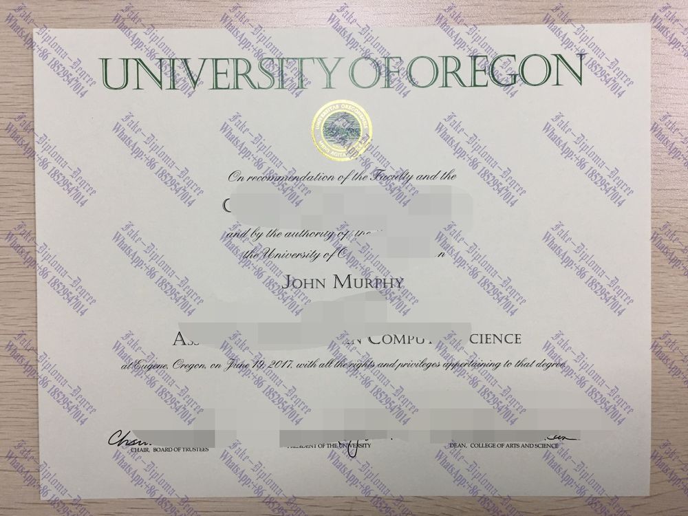 Best Fake University of Oregon Degree
