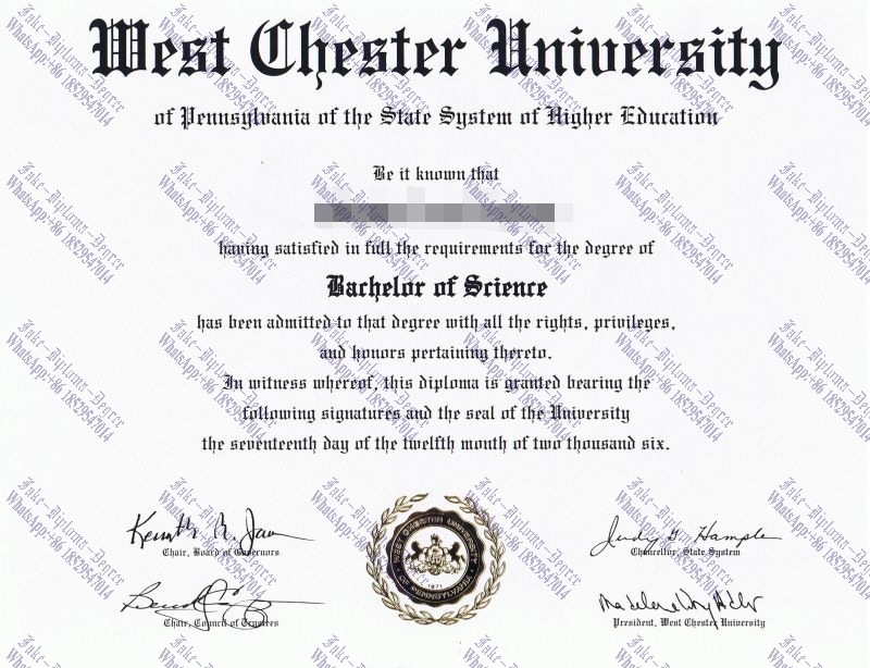 Best Fake West Chester University of Pennsylvania Degree