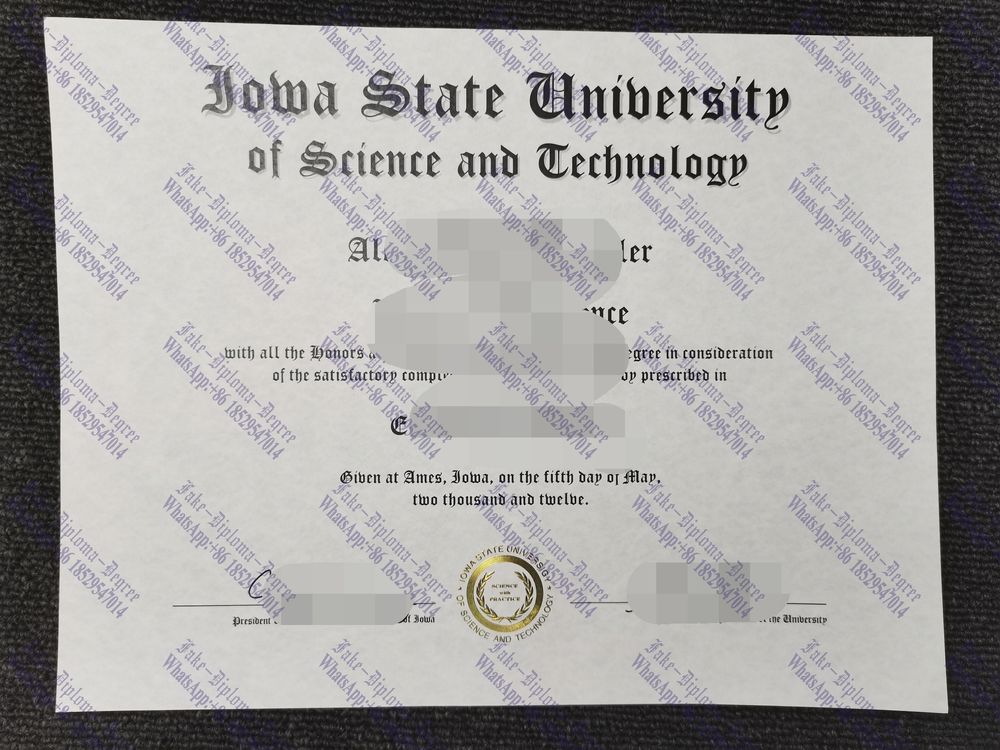 Best Fake Where to order fake Iowa State University Degree Degree