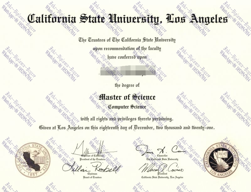 Buy fake California State University, LosAngeles Degree