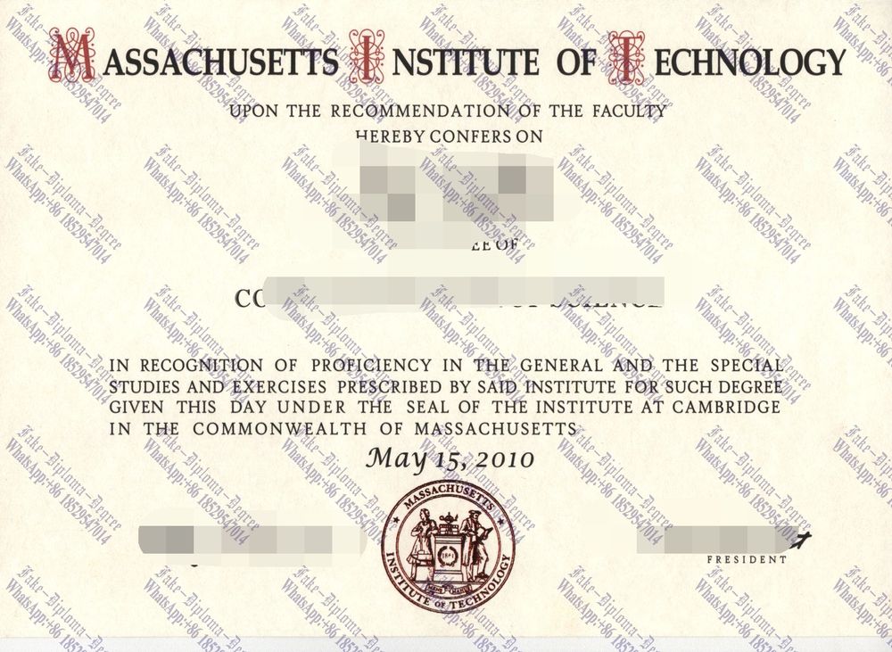 Buy fake Massachusetts Institute of Technology Diploma