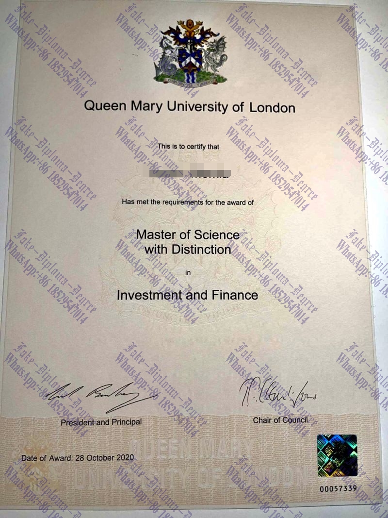 Buy fake Queen Mary, University of London Degree