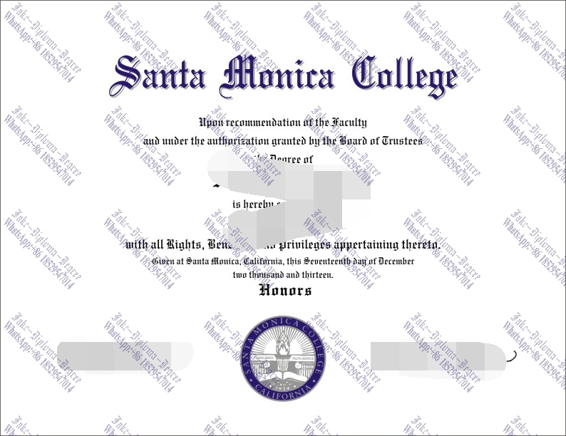 Buy fake Santa Monica College Degree