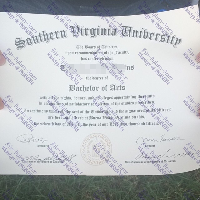 Buy fake Southern Virginia University Degree