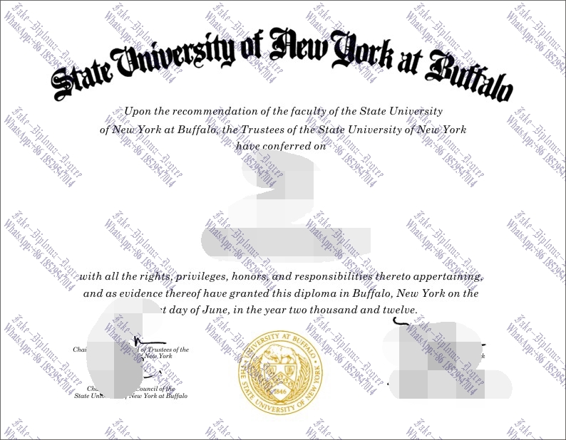 Buy fake University at Buffalo(UB) Degree