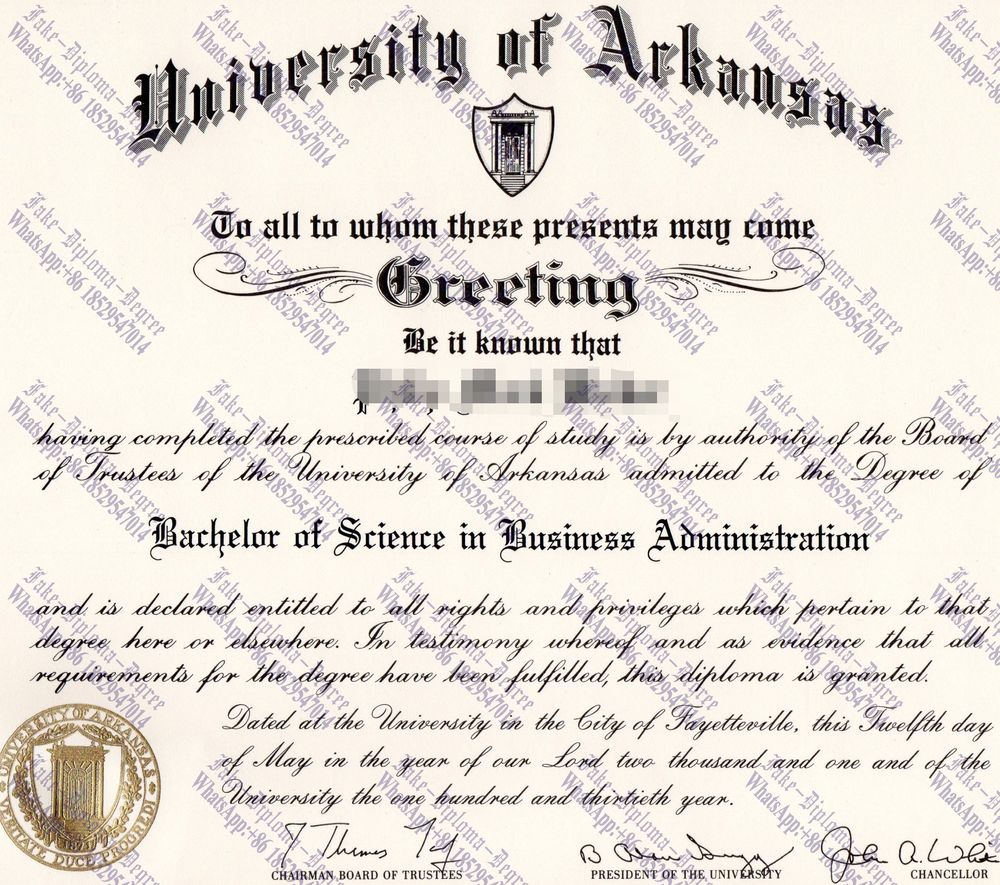 Buy fake University of Arkansas Degree