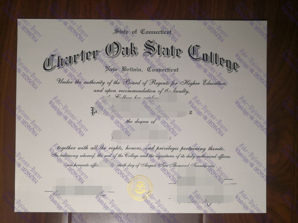 Buy fake Where to order fake Charter Oak State College Diploma Diploma