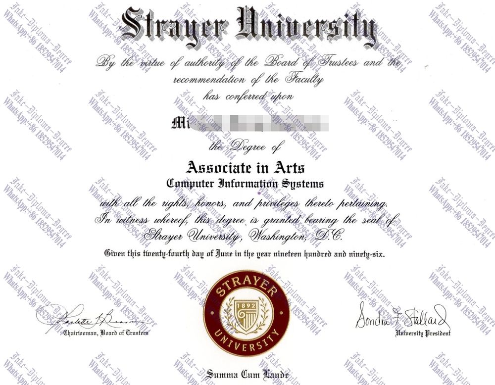 Buy fake Where to purchase fake Strayer University Degree Diploma
