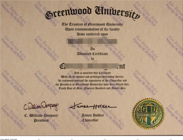 Buy fake greenwood university Diploma