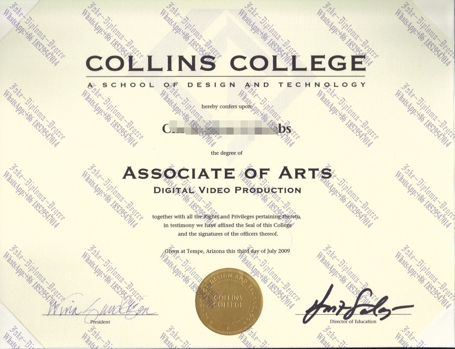 Copy Fake Collins College Diploma