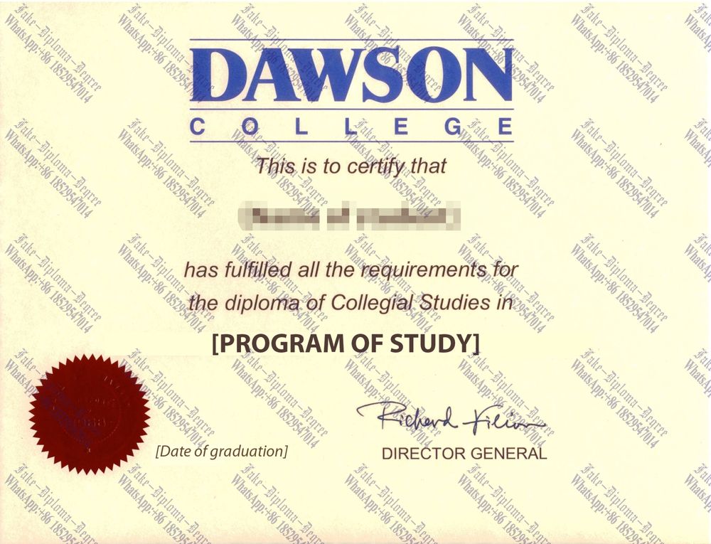 Copy Fake Dawson College Degree