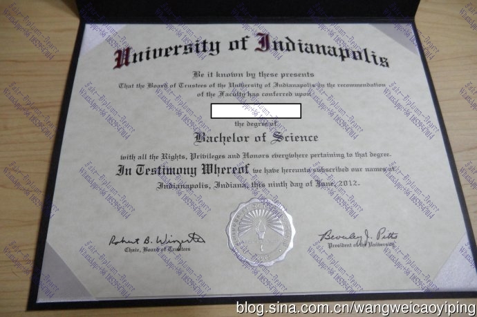 Copy Fake University of Indianapolis Diploma