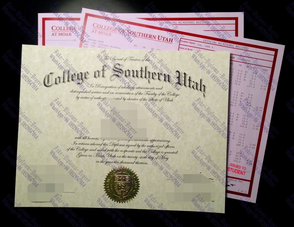 Copy Fake college of southern utah Degree