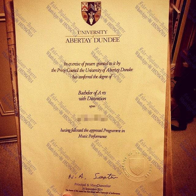Fake Abertay Dundee University Degree