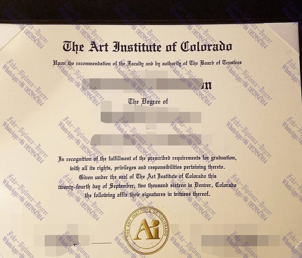 Fake Art Institute of Colorado Degree