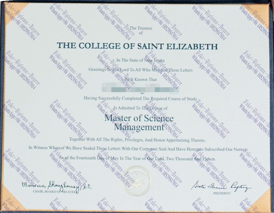 Fake College of Saint Elizabeth Degree