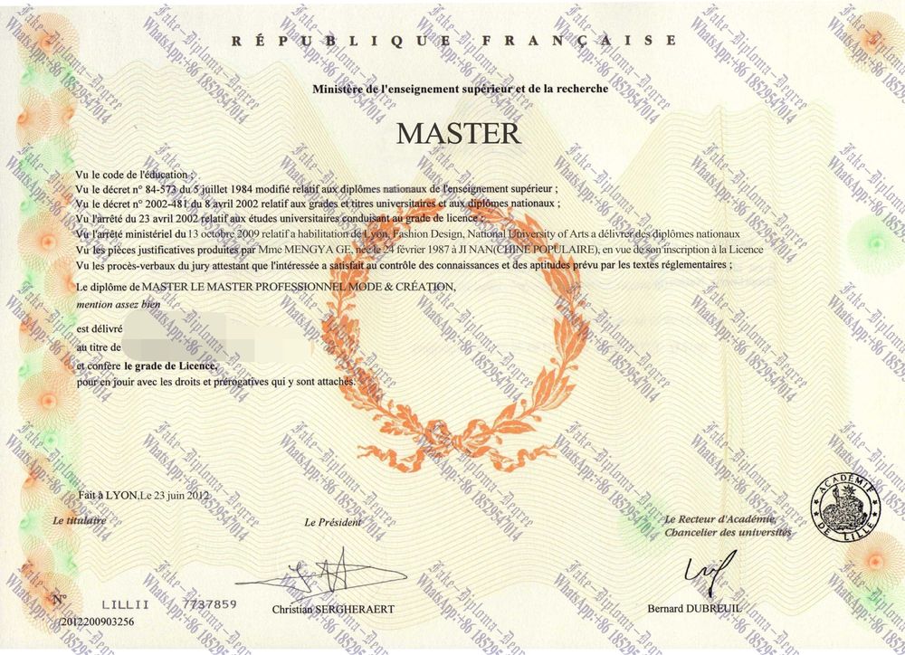 Fake Colleges Universities France Diploma
