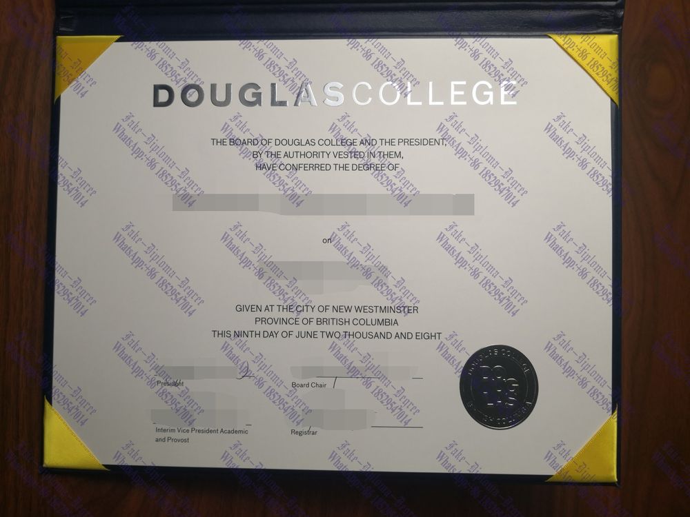 Fake Douglas College Diploma