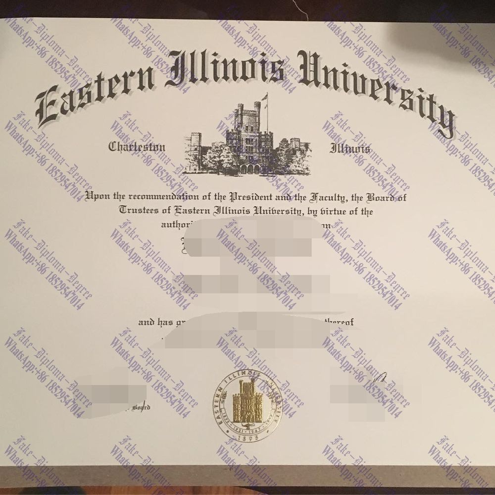 Fake Eastern Illinois University Diploma