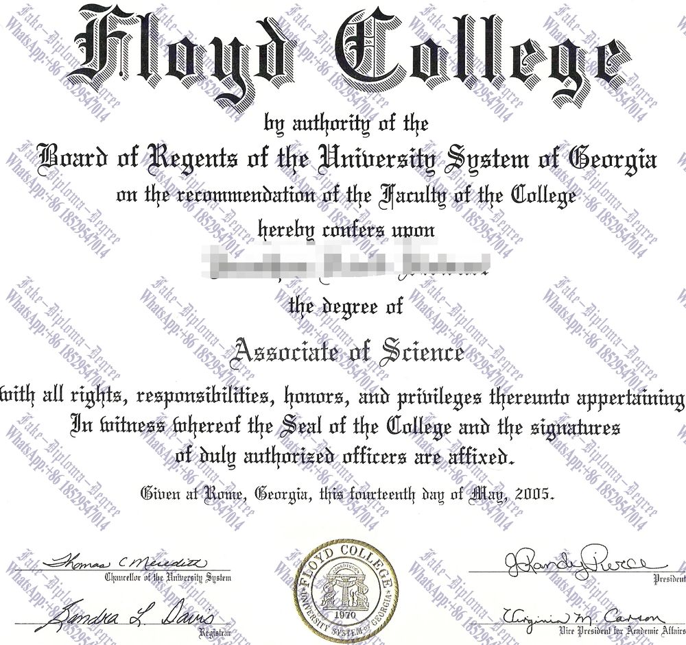Fake Floyd College Degree