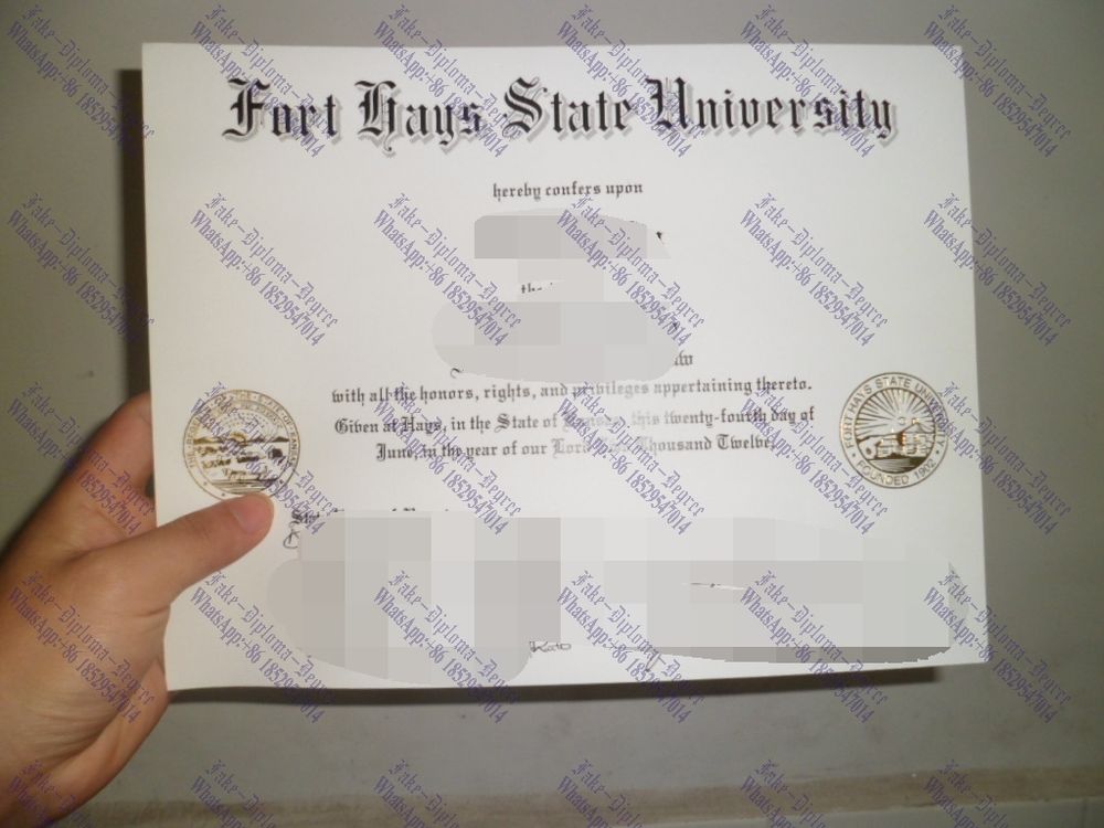 Fake Fort Hays State University Degree