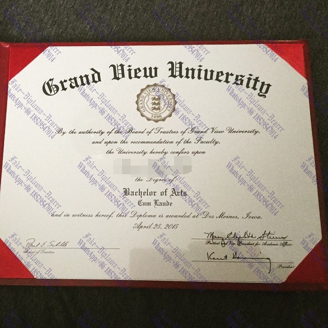 Fake Grand View University Diploma