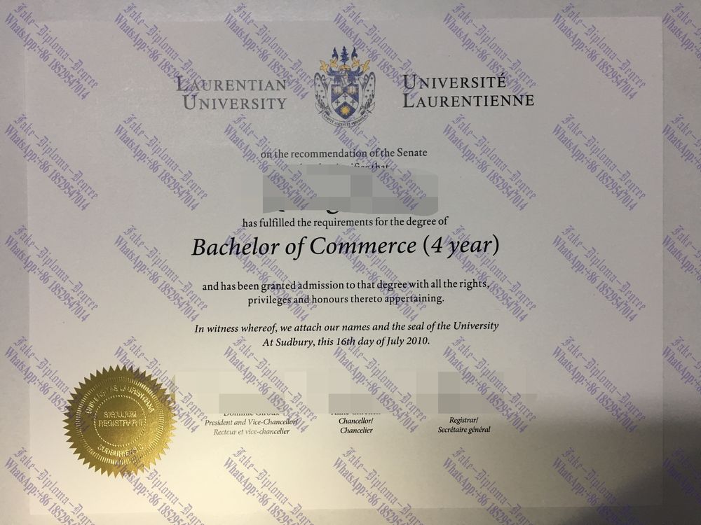 Fake Laurentian University Degree