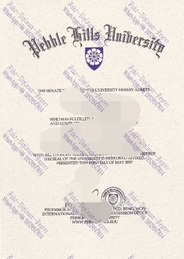 Fake Pebble Hills University Degree