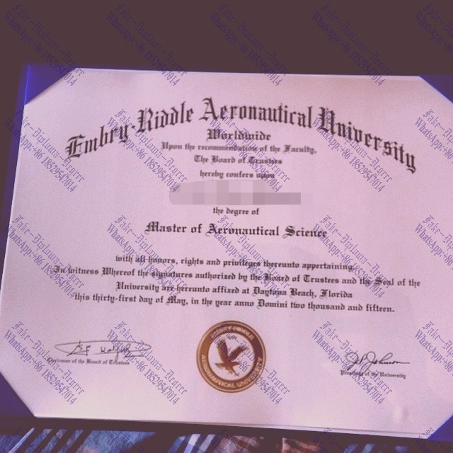 Fake Purchase phony Embry Riddle Aeronautical University Diploma Degree