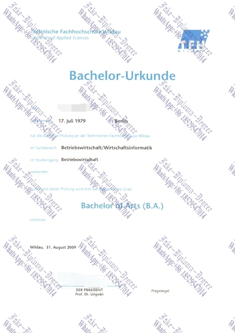 Fake Technische Fachhochschule Wildau Diploma