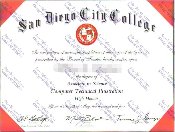 Fake The best website to buy fake San Diego City College Degree Diploma