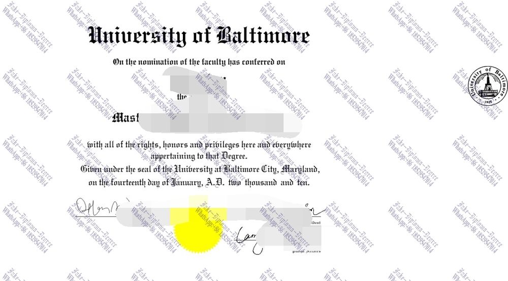 Fake University of Baltimore Degree