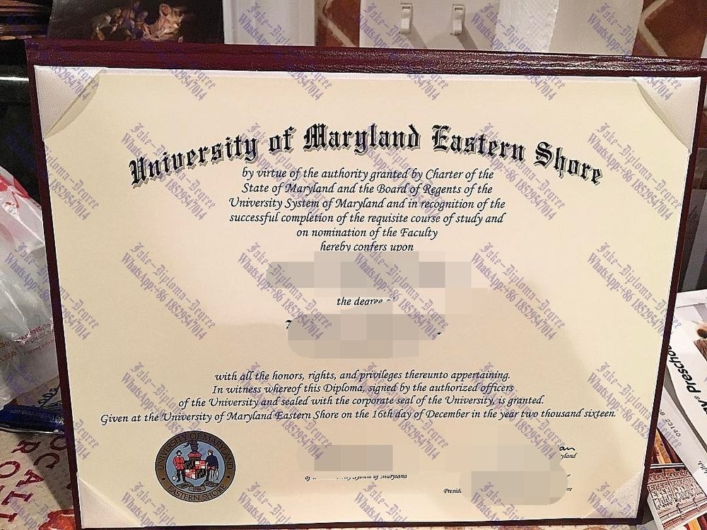 Fake University of Maryland Eastern Shore Degree