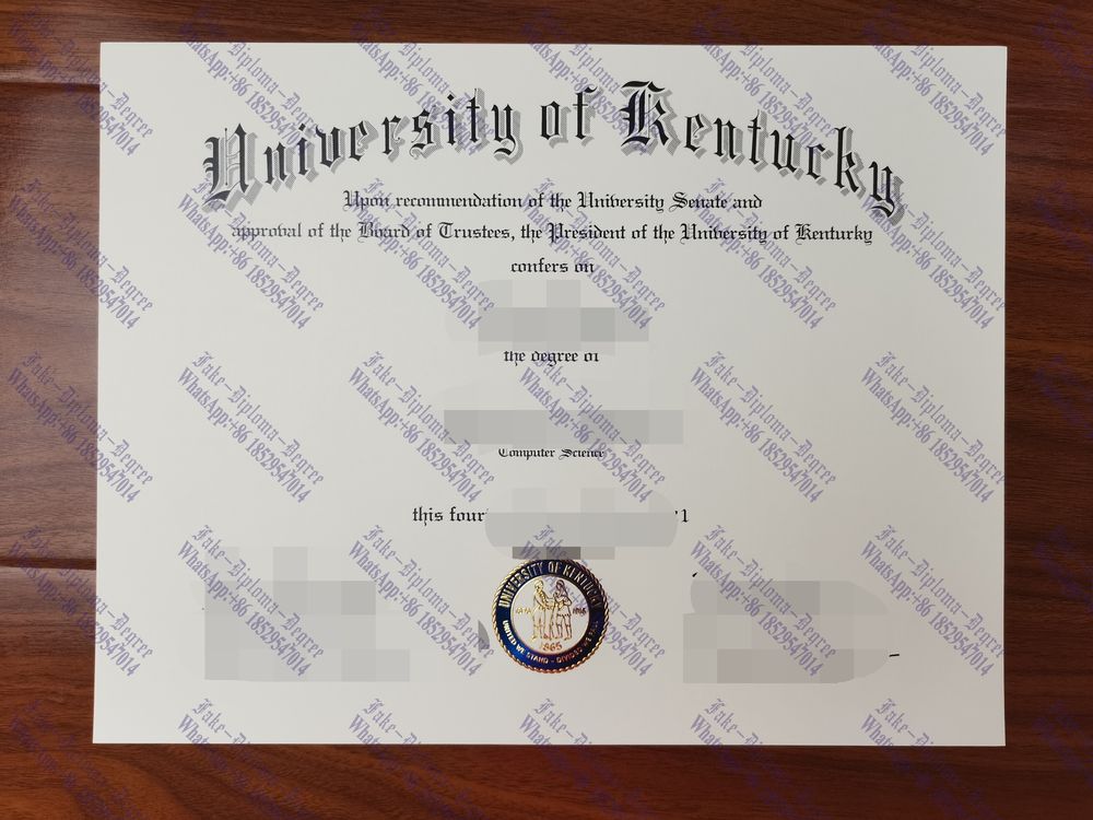 Fake University of kentucky Degree