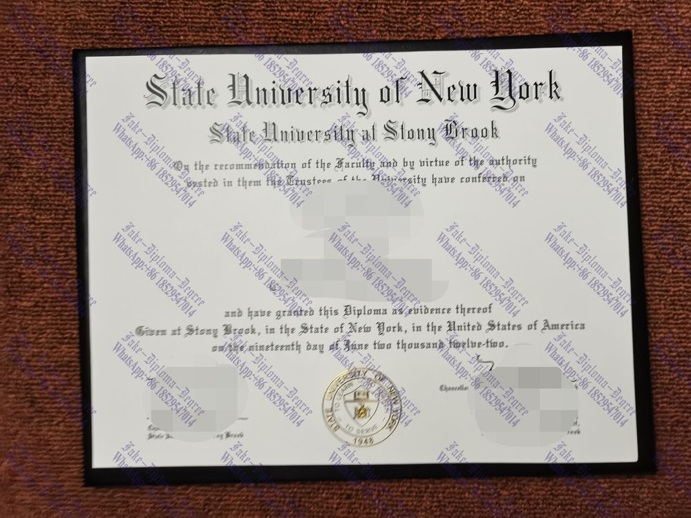 Fake Where to order fake Stony Brook University Degree Diploma