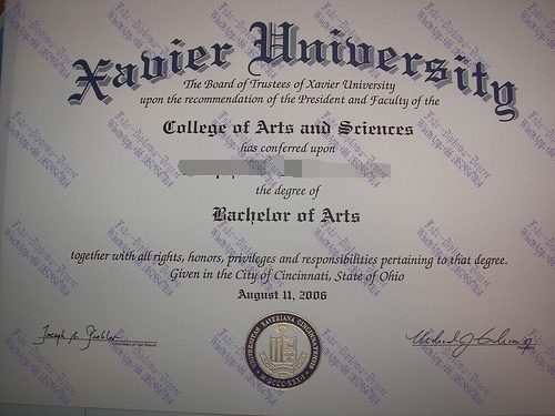 Fake Xavier University (Cincinnati Degree
