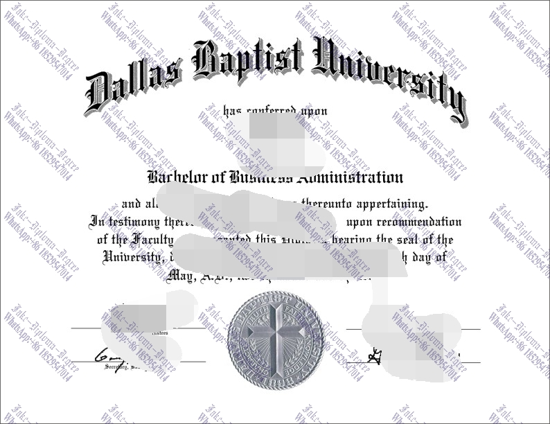 Fake dallas baptist University Diploma