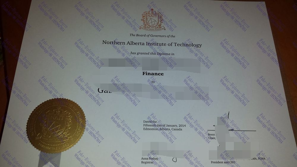 Fake northern alberta institute of technology Degree